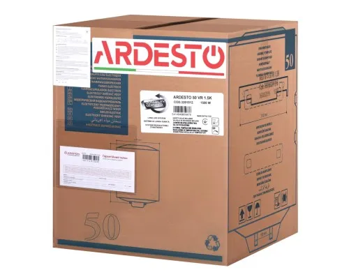 Бойлер Ardesto NEU NTS 50 V 1.5K EU2 (4015008)