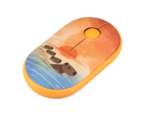 Мишка 2E MF300 CAPYBARASUNSET Silent Wireless/Bluetooth Yellow (2E-MF300WCAPIBARAYW)