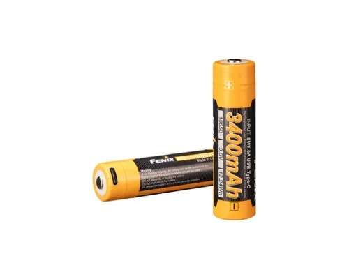 Акумулятор Fenix 18650 (3400 mAh) Type-C (ARB-L18-3400U-V30)
