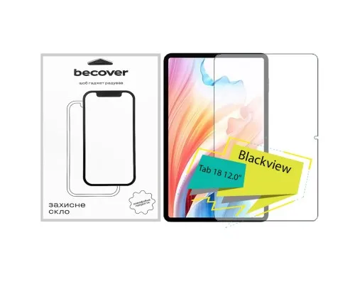 Скло захисне BeCover Blackview Tab 18 12.0" (713039)