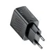 Зарядний пристрій Acefast 2xUSB 30W (USB-C+USB-A) Gan A98 Black (6974316283263)