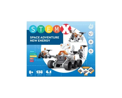 Конструктор Stem 4 в 1 Космічна пригода 138 деталей (3858894673049)
