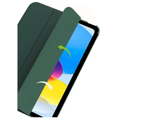 Чохол до планшета BeCover Tri Fold Hard Apple iPad 10.9" (2022/2024)/iPad (А16) 2025 11" Dark Green (713319)