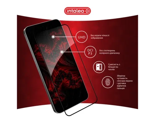 Скло захисне Intaleo Full Glue Samsung S24 FE Black (1283126594854)