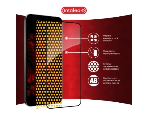 Скло захисне Intaleo Full Glue Samsung S24 FE Black (1283126594854)
