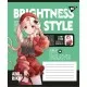 Зошит Yes Brightness style А5 48 аркушів лінія (767762)