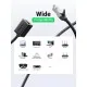 Патч-корд 2м, F/UTP cat 6 RJ-45 extension black Ugreen (U_11281)