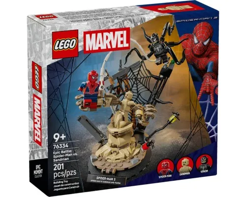 Конструктор LEGO Super Heroes Легендарна битва: Людина-павук vs. Піщана людина (76334)