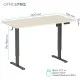 Комп'ютерний стіл OfficePro ODE1470LWB Light Wood/Black (ODE1470LWB)