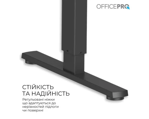 Комп'ютерний стіл OfficePro ODE1470LWB Light Wood/Black (ODE1470LWB)