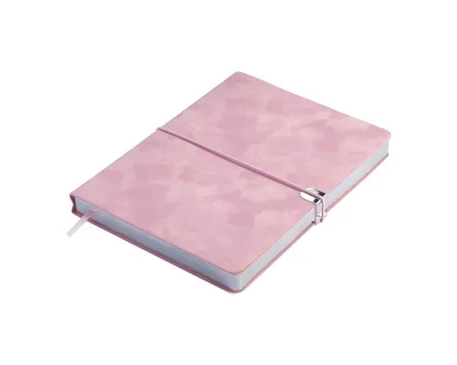 Тижневик Buromax недатований VELOUR, A5, рожевий, штуч.шкіра, 336 сторінок (BM.20770-10)