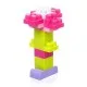 Конструктор Mega Bloks рожевий у мішку 60 деталей (DCH54)