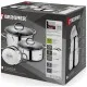 Набір посуду Bergner Classic 1.7 л, 2.3 л, 3.3 л 6 предметів (BG-6284)