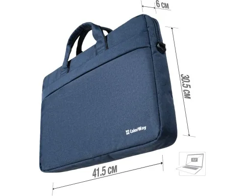 Сумка для ноутбука ColorWay 15.6" Modern Navy (CW-LBM156-NV)