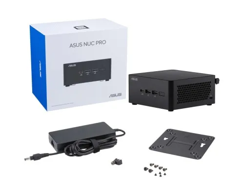 Комп'ютер ASUS NUC 14 Pro RNUC14RVHI300002I / Core 3 100U, M.2 22x80 NVMe, 22x42 NVMe/2.5'' SATA (90AR0072-M00040)