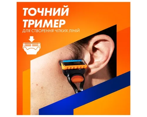 Бритва Gillette Fusion5 з 5 змінними картриджами + Підставка (8700216356794)