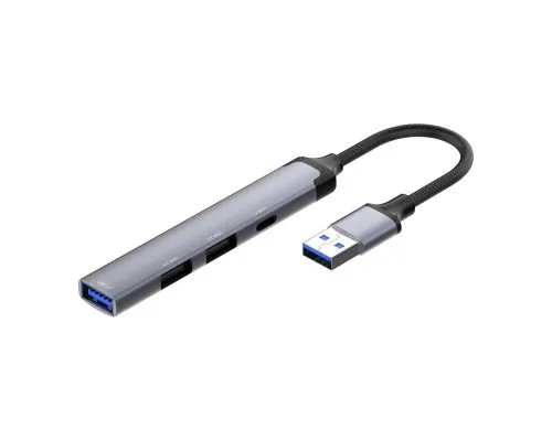 Концентратор ColorWay USB-A 4-в-1 USB2.0х3/USB3.0 (CW-HUB05)