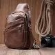 Сумка Vintage З однією лямкою через плече з екошкіри Коричнева (22760)