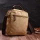 Сумка Vintage На плече з текстилю Пісочна (22229)
