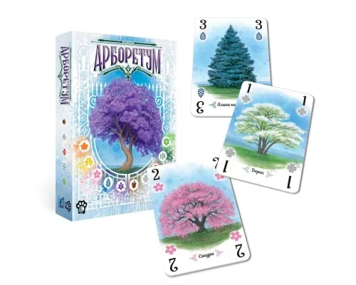Настільна гра WoodCat Арборетум (Arboretum) (укр.) (ВР_АРБРТМ)