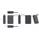 Батарея універсальна Vinga 20000 mAh 45W Display Cable (VPBB2045C)