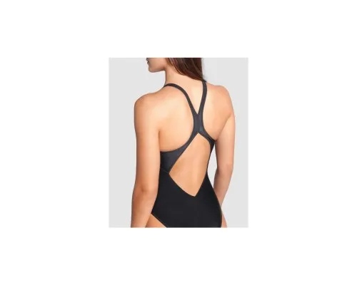 Купальник Arena Blue Flowers Swimsuit V Back 009027-850 синій, чорний 42 (3468337506454)