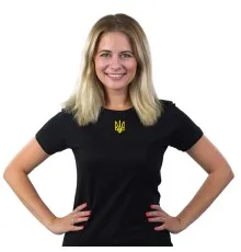 Футболка Sol's Imperial Women 190 Тризуб чорний L (11502309/141L)