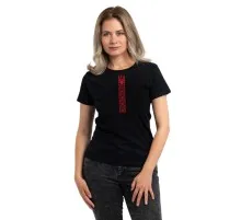 Футболка Sol's Regent Women Вишиванка стрічкою чорний S (01825309/312S)