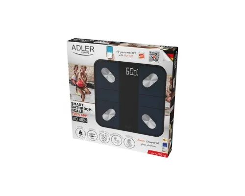 Ваги підлогові Adler AD 8186 black (AD8186B)