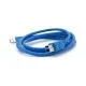 Кабель для принтера USB 3.0 AM/BM 1.5m blue Voltronic (YT-3.0AM\BM-1.5BL)