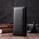 Гаманець ST Leather З натуральної шкіри Чорний (22523)