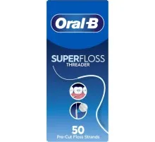 Зубна нитка Oral-B SuperFloss 50 шт. (8700216538961)