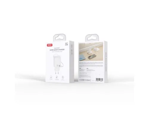 Зарядний пристрій XO 1xUSB-C PD30W GaN + cable USB-C to USB-C (XO-QC17)