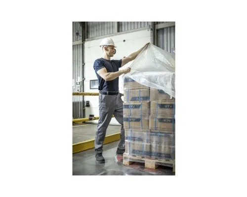 Футболка робоча Hoegert VILS HT5K427-3XL 100% бавовна темно-синя, 3XL (58) (HT5K427-3XL)