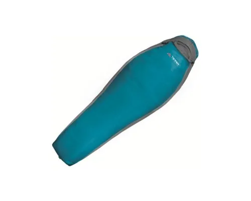 Спальний мішок Terra Incognita Alaska 450 L бірюзовий/сірий (4823081506829)