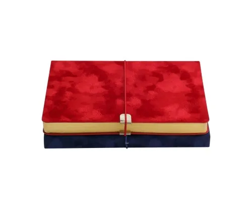 Тижневик Buromax недатований VELOUR, A5, блакитний, штуч.шкіра, 336 сторінок (BM.20770-14)