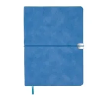 Тижневик Buromax недатований VELOUR, A5, блакитний, штуч.шкіра, 336 сторінок (BM.20770-14)