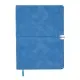 Тижневик Buromax недатований VELOUR, A5, блакитний, штуч.шкіра, 336 сторінок (BM.20770-14)