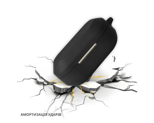 Чохол для навушників BeCover Silicon для Realme Buds Air 8 Black (715897)