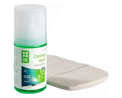 Спрей для очищення ColorWay Screens Cleaning Kit TV/OLED/LED/LCD 200ml + Microfibre (CW-2200)