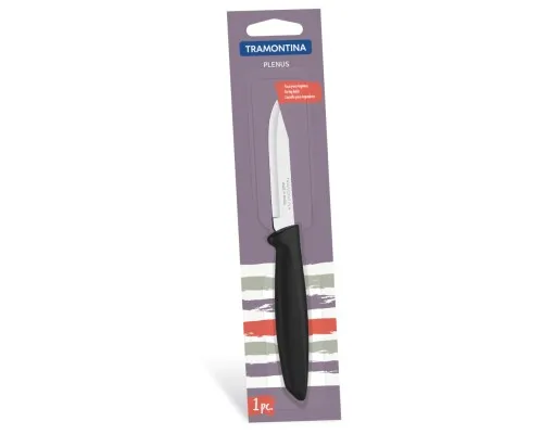 Кухонний ніж Tramontina Plenus Black Vegetable 76 мм (23420/103)