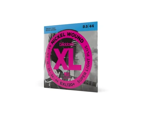 Струни для гітари D'Addario XL Nickel Wound Super Light Plus (9.5-44) (EXL120+)