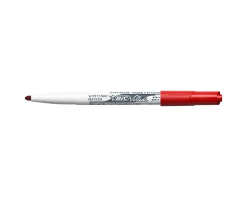 Маркер Bic для сухостираємих дошок Velleda, 1.6 мм, червоний (bc9581691)