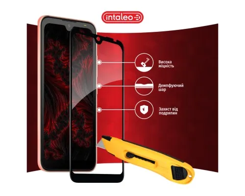 Скло захисне Intaleo Full Glue Tecno Pop 5 Go Black (1283126573378)