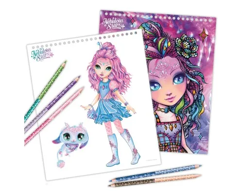 Набір для творчості Nebulous Stars Скетчбук Кристалія. Мотиви самоцвітів (11140)