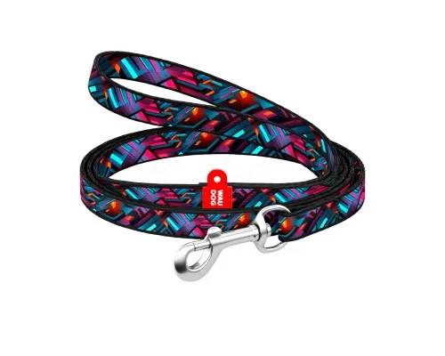 Повідець для котів WAUDOG Nylon "Нескінченні світи" Ш 10 мм Д 122 см (369-4058)