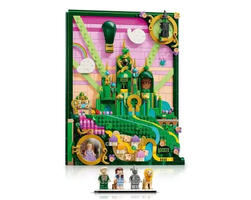 Конструктор LEGO Wicked Емеральд-сіті Настінний декор (75685)