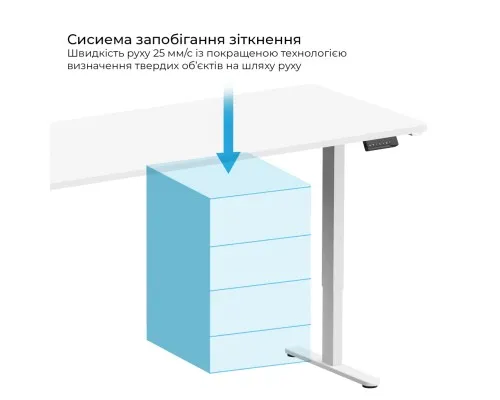 Комп'ютерний стіл OfficePro ODE1880W White (ODE1880W)