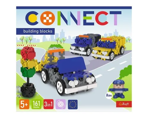 Конструктор Trefl Connect 3 в 1, 161 деталь (5900511619744)