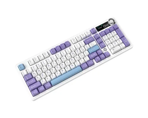 Клавіатура Ajazz Maillard V2 Maillard Switch Wireless/Bluetooth/USB UA Purple/White/Blue (AK980-V2-M-PWB)